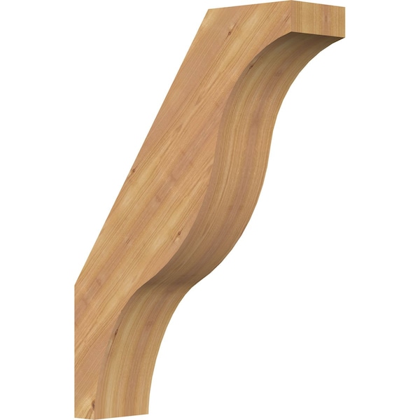 Ekena Millwork 5 1/2"W x 20"D x 28"H Funston Smooth Knee Brace, Western Red Cedar BRC06X20X28FST00SWR - main